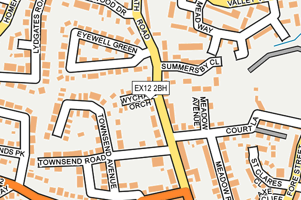 EX12 2BH map - OS OpenMap – Local (Ordnance Survey)