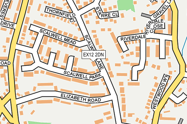 EX12 2DN map - OS OpenMap – Local (Ordnance Survey)