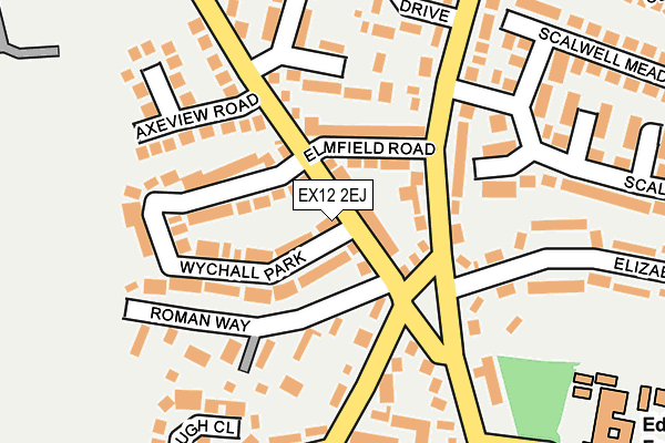 EX12 2EJ map - OS OpenMap – Local (Ordnance Survey)