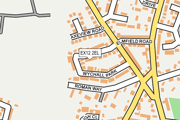 EX12 2EL map - OS OpenMap – Local (Ordnance Survey)