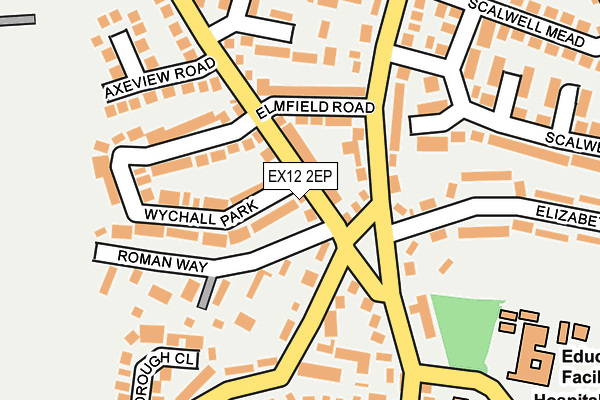 EX12 2EP map - OS OpenMap – Local (Ordnance Survey)