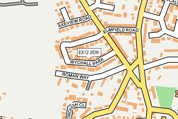 EX12 2EW map - OS OpenMap – Local (Ordnance Survey)