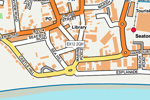 EX12 2QH map - OS OpenMap – Local (Ordnance Survey)