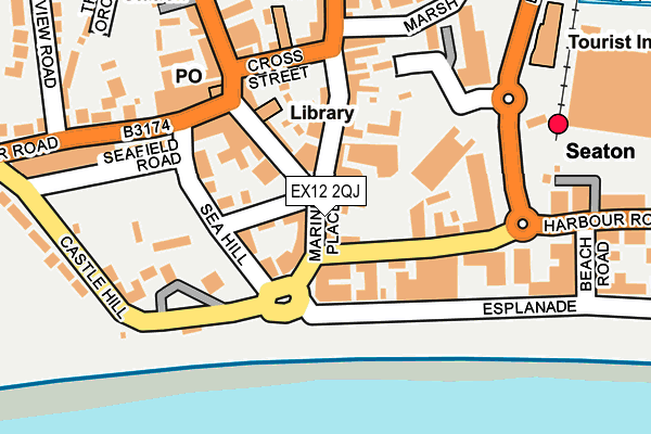 EX12 2QJ map - OS OpenMap – Local (Ordnance Survey)