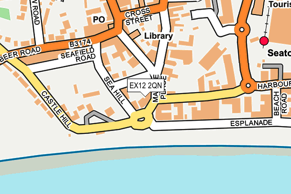 EX12 2QN map - OS OpenMap – Local (Ordnance Survey)