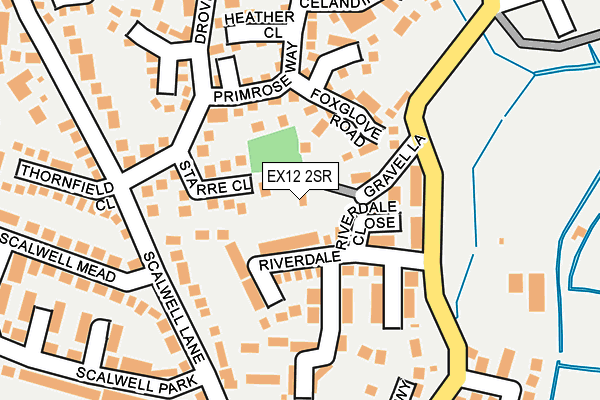 EX12 2SR map - OS OpenMap – Local (Ordnance Survey)