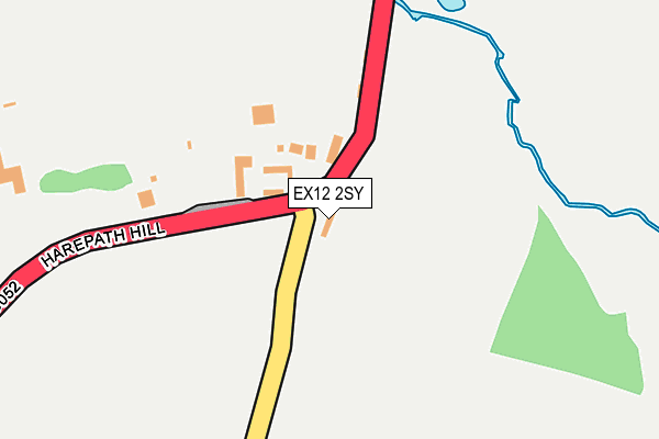 EX12 2SY map - OS OpenMap – Local (Ordnance Survey)