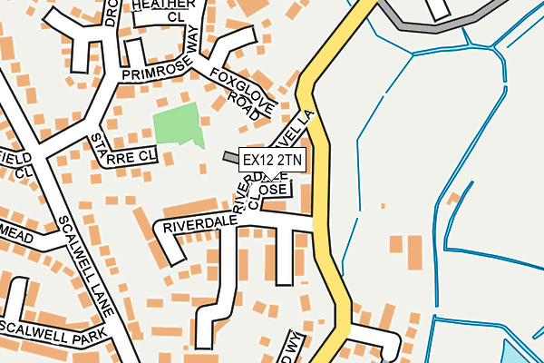 EX12 2TN map - OS OpenMap – Local (Ordnance Survey)