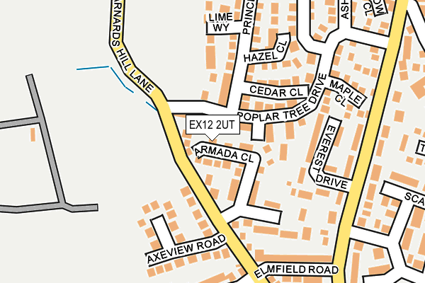 EX12 2UT map - OS OpenMap – Local (Ordnance Survey)