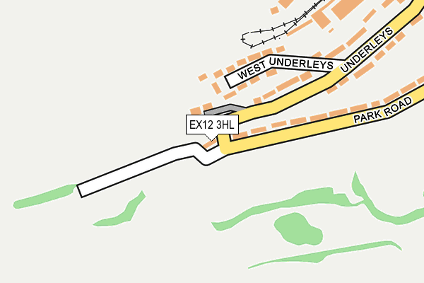 EX12 3HL map - OS OpenMap – Local (Ordnance Survey)