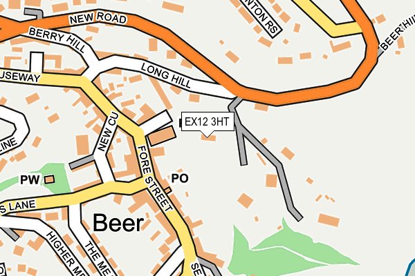 EX12 3HT map - OS OpenMap – Local (Ordnance Survey)