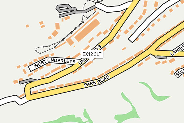 EX12 3LT map - OS OpenMap – Local (Ordnance Survey)