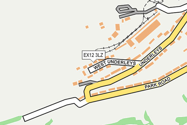 EX12 3LZ map - OS OpenMap – Local (Ordnance Survey)