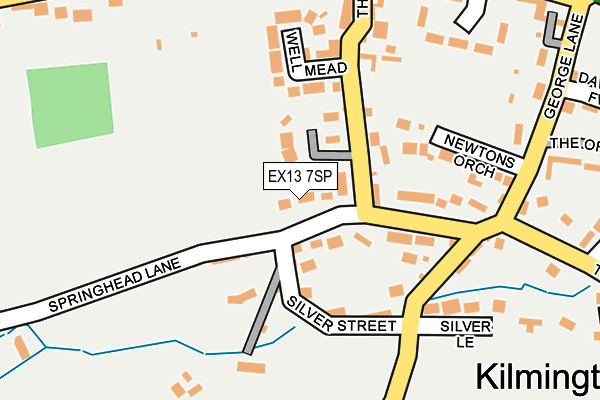 EX13 7SP map - OS OpenMap – Local (Ordnance Survey)
