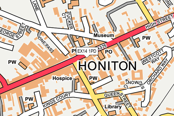 Map of HAMILTONS ACQUISITIONS LIMITED at local scale