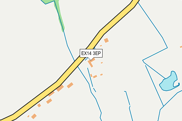 EX14 3EP map - OS OpenMap – Local (Ordnance Survey)