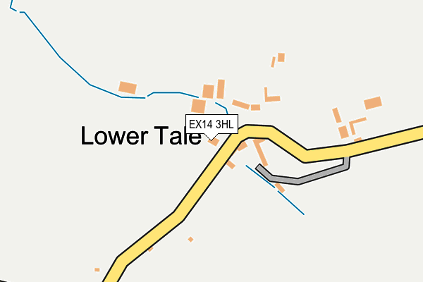 EX14 3HL map - OS OpenMap – Local (Ordnance Survey)