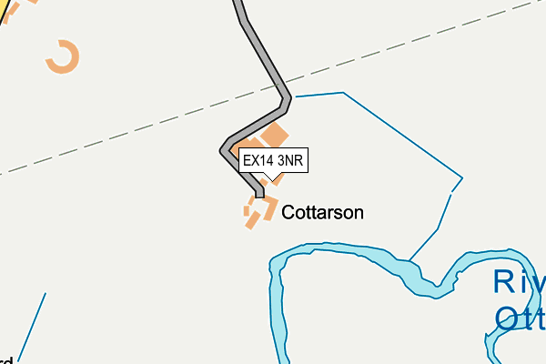 EX14 3NR map - OS OpenMap – Local (Ordnance Survey)