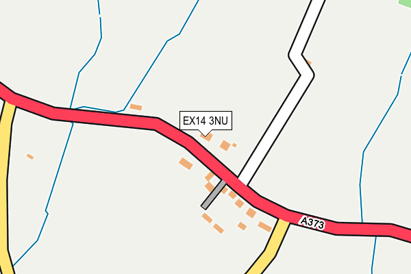 EX14 3NU map - OS OpenMap – Local (Ordnance Survey)