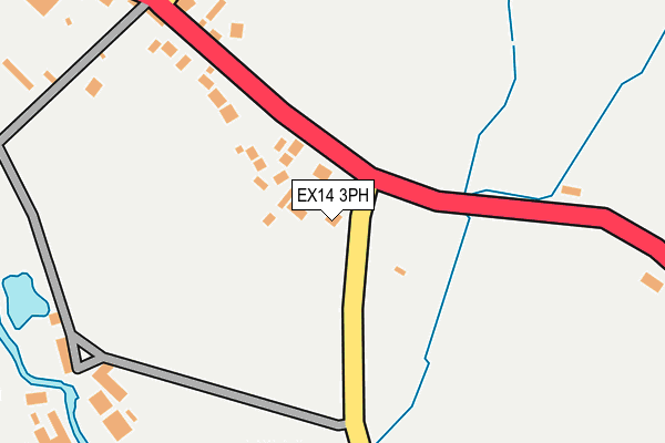 EX14 3PH map - OS OpenMap – Local (Ordnance Survey)