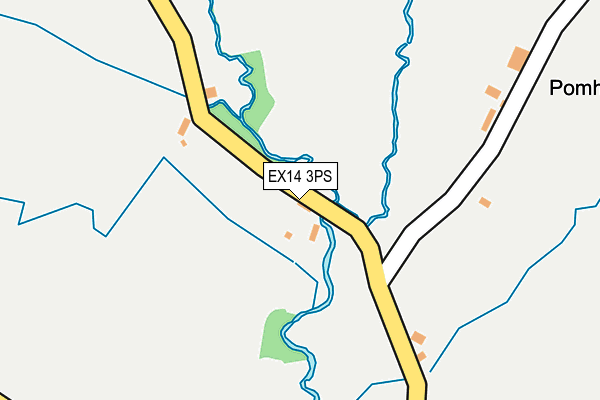 EX14 3PS map - OS OpenMap – Local (Ordnance Survey)