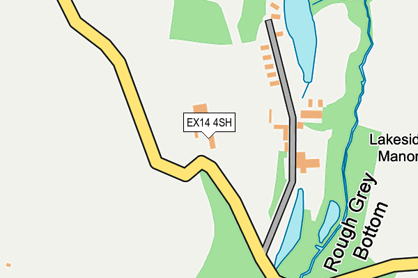 EX14 4SH map - OS OpenMap – Local (Ordnance Survey)