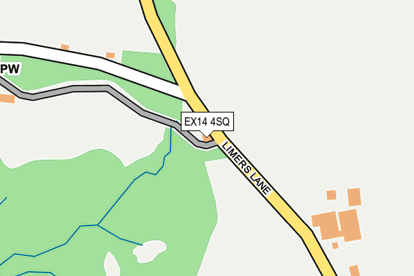 EX14 4SQ map - OS OpenMap – Local (Ordnance Survey)