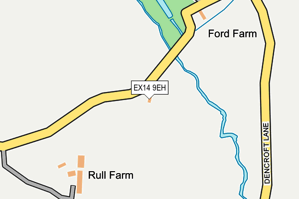 EX14 9EH map - OS OpenMap – Local (Ordnance Survey)