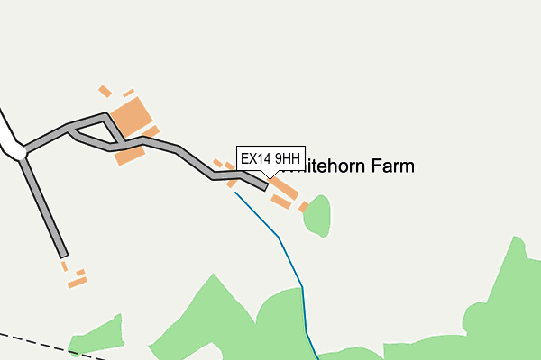 EX14 9HH map - OS OpenMap – Local (Ordnance Survey)