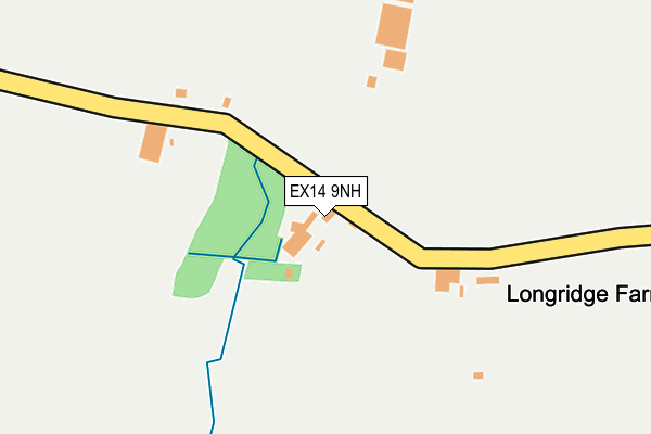 EX14 9NH map - OS OpenMap – Local (Ordnance Survey)