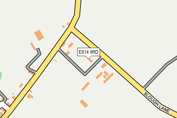 EX14 9RD map - OS OpenMap – Local (Ordnance Survey)