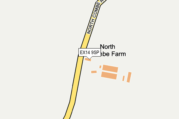 EX14 9SP map - OS OpenMap – Local (Ordnance Survey)