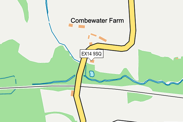 EX14 9SQ map - OS OpenMap – Local (Ordnance Survey)