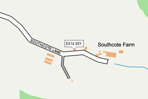 EX14 9SY map - OS OpenMap – Local (Ordnance Survey)