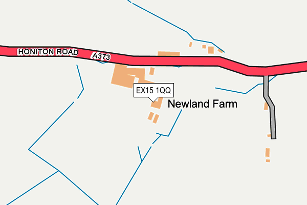 EX15 1QQ map - OS OpenMap – Local (Ordnance Survey)