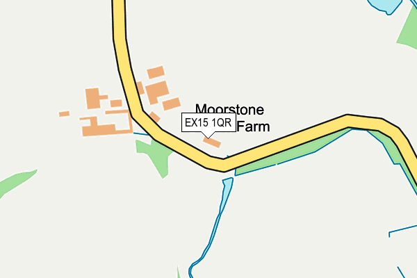 EX15 1QR map - OS OpenMap – Local (Ordnance Survey)