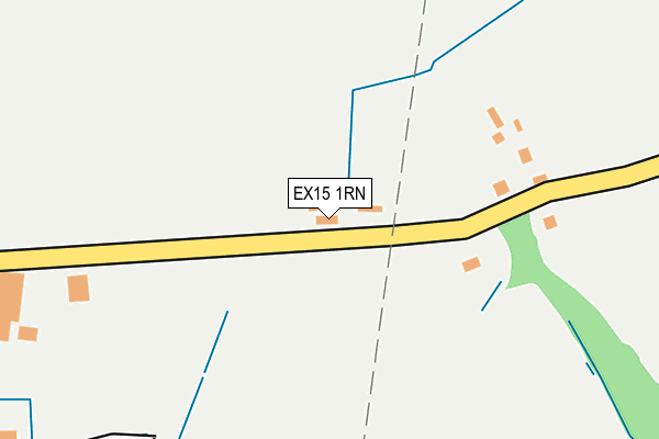 EX15 1RN map - OS OpenMap – Local (Ordnance Survey)