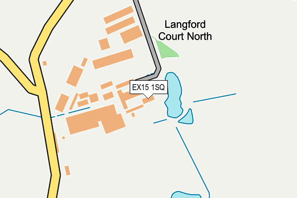 EX15 1SQ map - OS OpenMap – Local (Ordnance Survey)