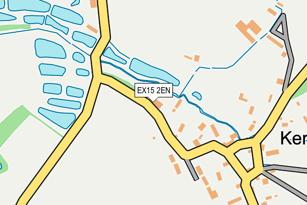 EX15 2EN map - OS OpenMap – Local (Ordnance Survey)