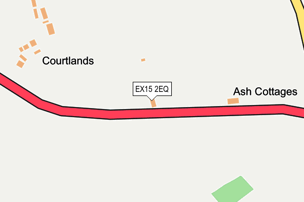 EX15 2EQ map - OS OpenMap – Local (Ordnance Survey)