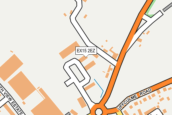 EX15 2EZ map - OS OpenMap – Local (Ordnance Survey)