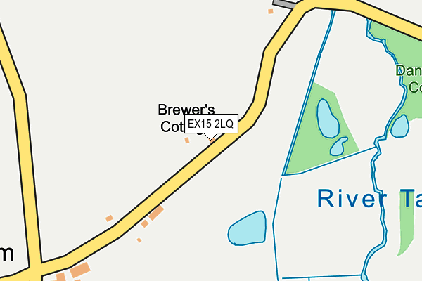EX15 2LQ map - OS OpenMap – Local (Ordnance Survey)