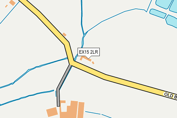 EX15 2LR map - OS OpenMap – Local (Ordnance Survey)