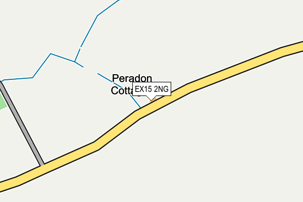 EX15 2NG map - OS OpenMap – Local (Ordnance Survey)