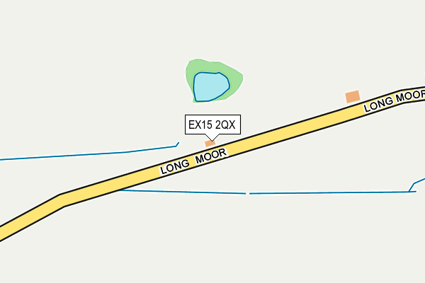 EX15 2QX map - OS OpenMap – Local (Ordnance Survey)