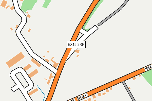 EX15 2RF map - OS OpenMap – Local (Ordnance Survey)