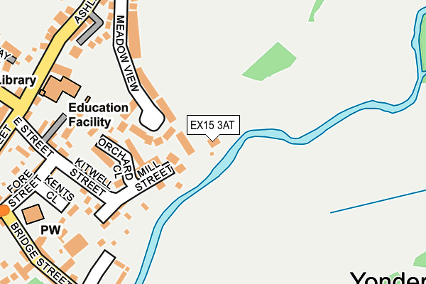 EX15 3AT map - OS OpenMap – Local (Ordnance Survey)