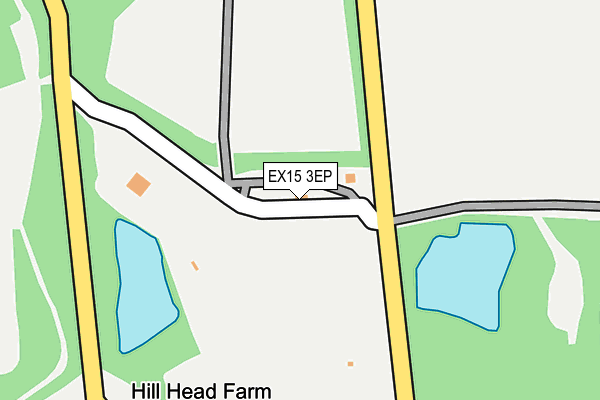 EX15 3EP map - OS OpenMap – Local (Ordnance Survey)