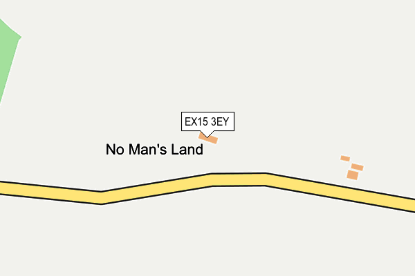 EX15 3EY map - OS OpenMap – Local (Ordnance Survey)