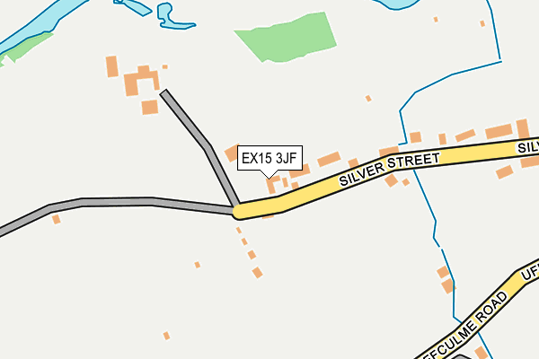 EX15 3JF map - OS OpenMap – Local (Ordnance Survey)